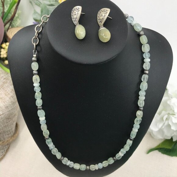 Sincerely Southwest Sterling Set: Earrings & Necklace, Like-New - Picture 2 of 10